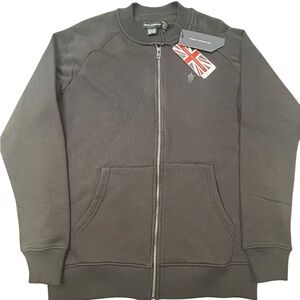French Connection Men’s‎ Black Full Zip-Up Sweatshirt Medium London England NWT